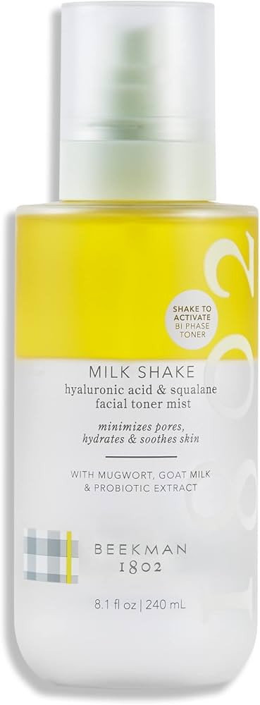 Beekman 1802 Milk Shake - 8 oz - Hyaluronic Acid & Squalane Facial Toner Mist - Hydrates & Reliev... | Amazon (US)