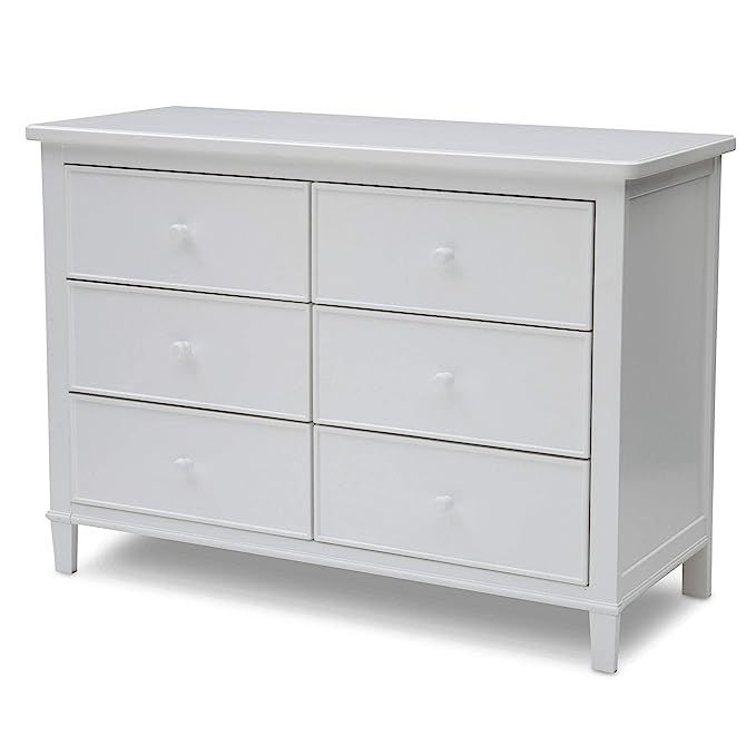 Delta Children Haven 6 Drawer Dresser, White | Amazon (US)