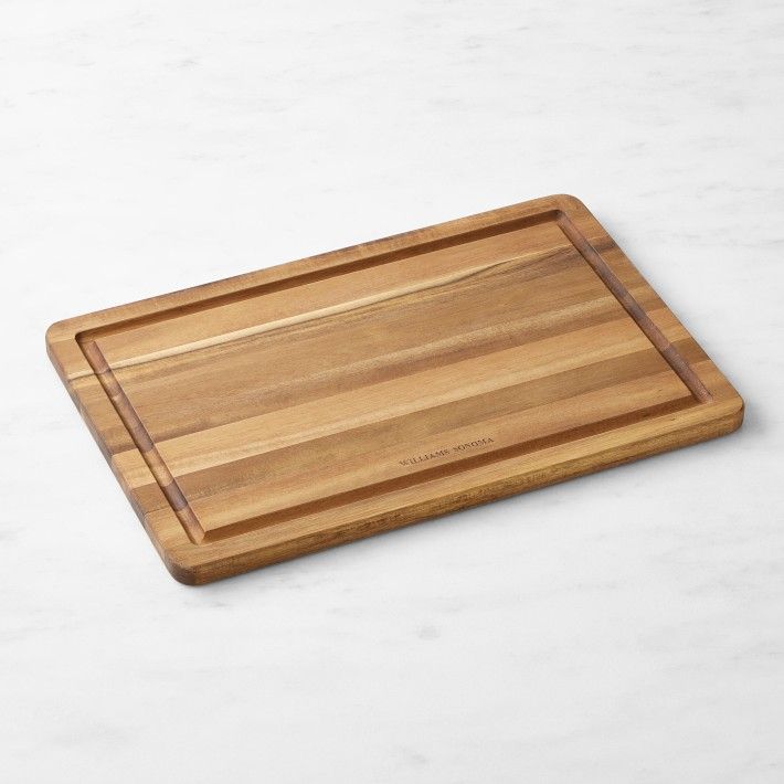 Williams Sonoma Edge-Grain Cutting & Carving Board, Acacia | Williams-Sonoma