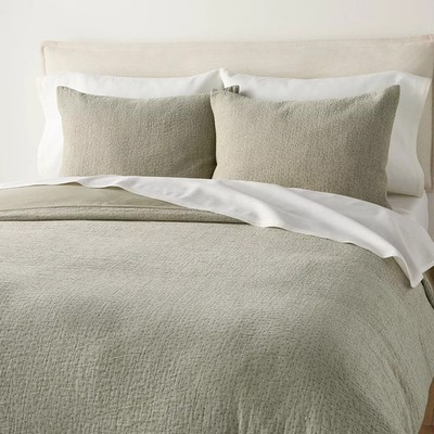 King Gauze Stitch Pin Dot Duvet Cover Green - Hearth & Hand | eBay | eBay US