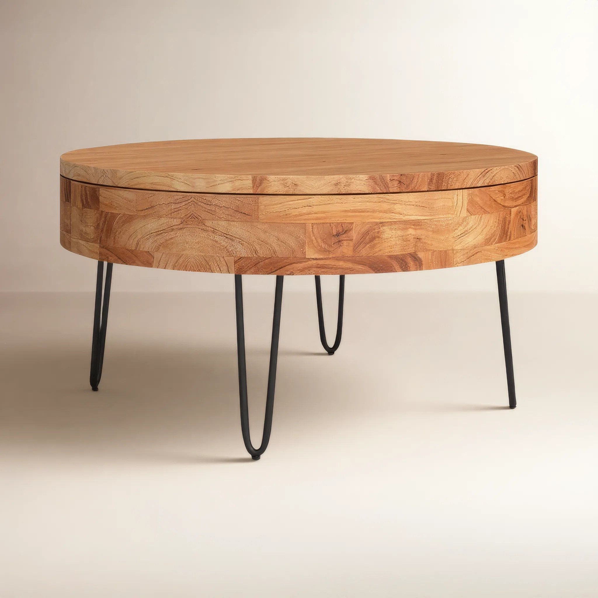 Heaton Solid Wood Coffee Table with Storage | AllModern