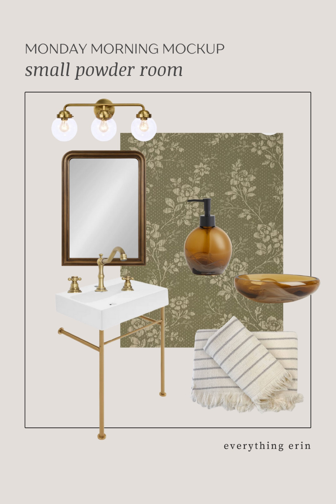 Small powder room inspo

#LTKhome #LTKfindsunder50 #LTKSeasonal