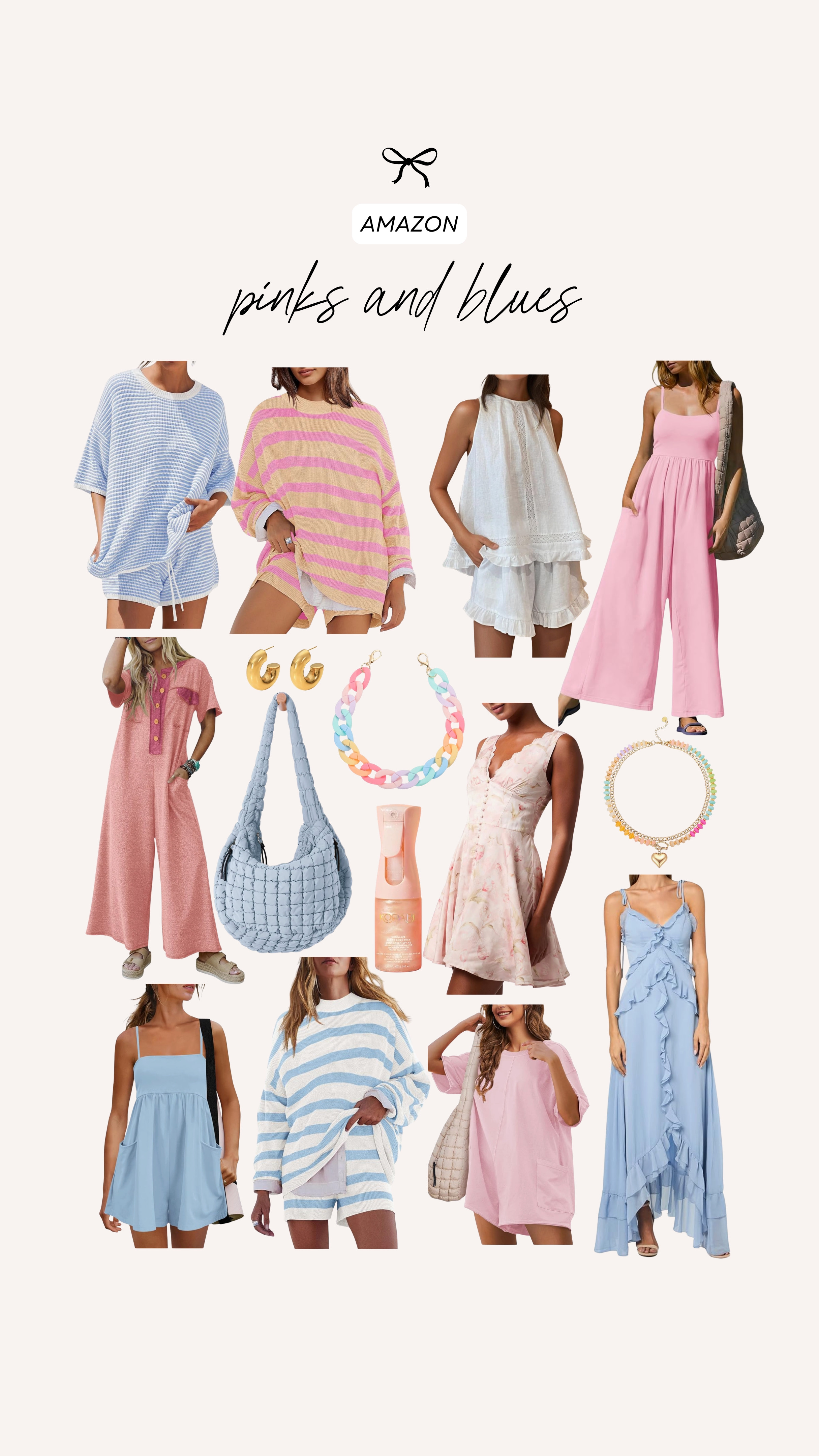 Had to do a little pink and blue round up for early summer! Keep an eye on my Stories to see me try it all on!

spring outfits, early summer outfits, matching sets, amazon fashion, amazon finds, amazon mom outfits  

 #LTKootd #LTKmomlife