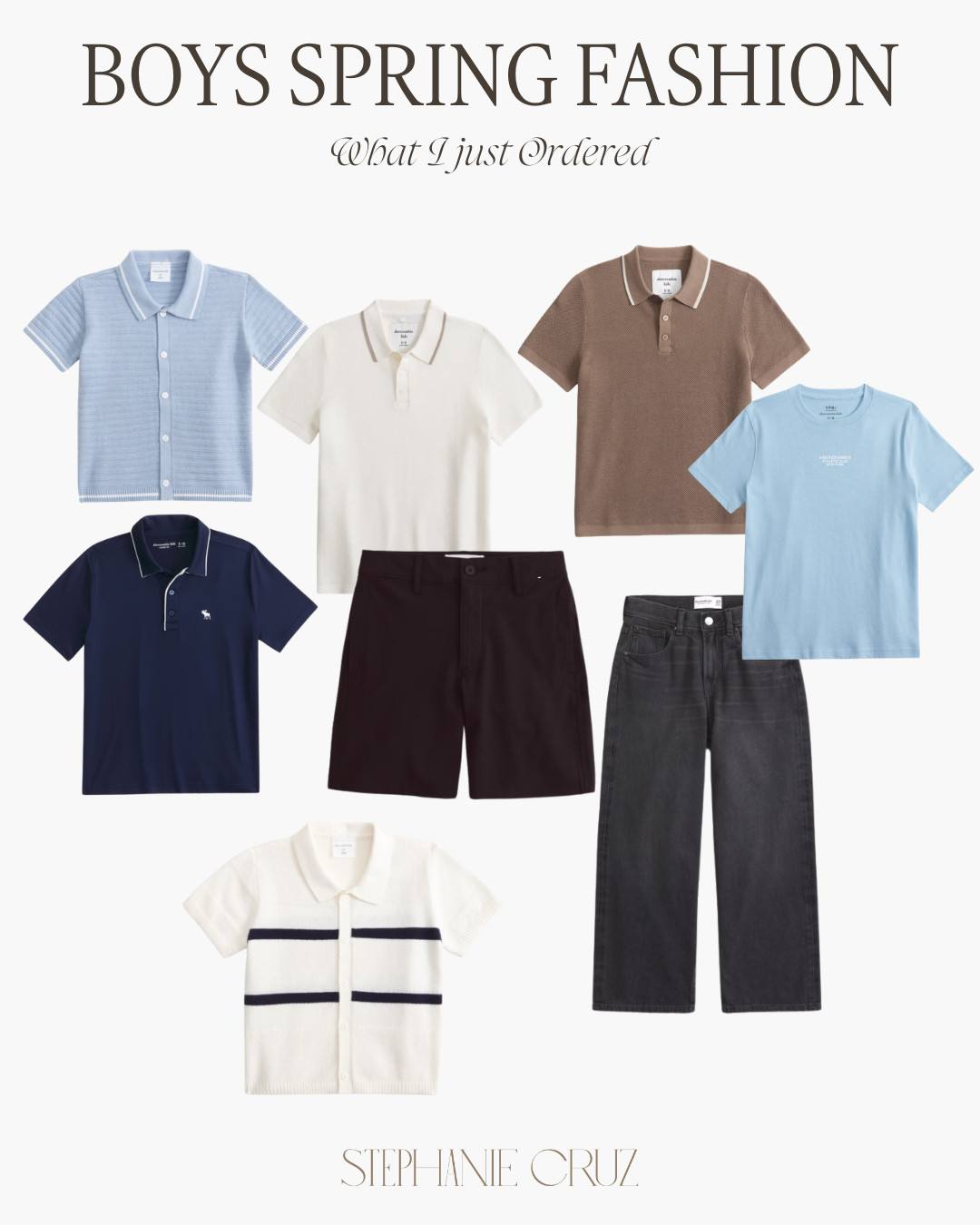 Fresh polos, soft neutrals, and easy everyday staples perfect for school, weekends, and family outings. Classic pieces that mix and match effortlessly all season.

#AbercrombieKids #BoysSpringOutfits #SpringWardrobe #BoysFashion #SpringStyleForBoys 

 #LTKootd #LTKKids