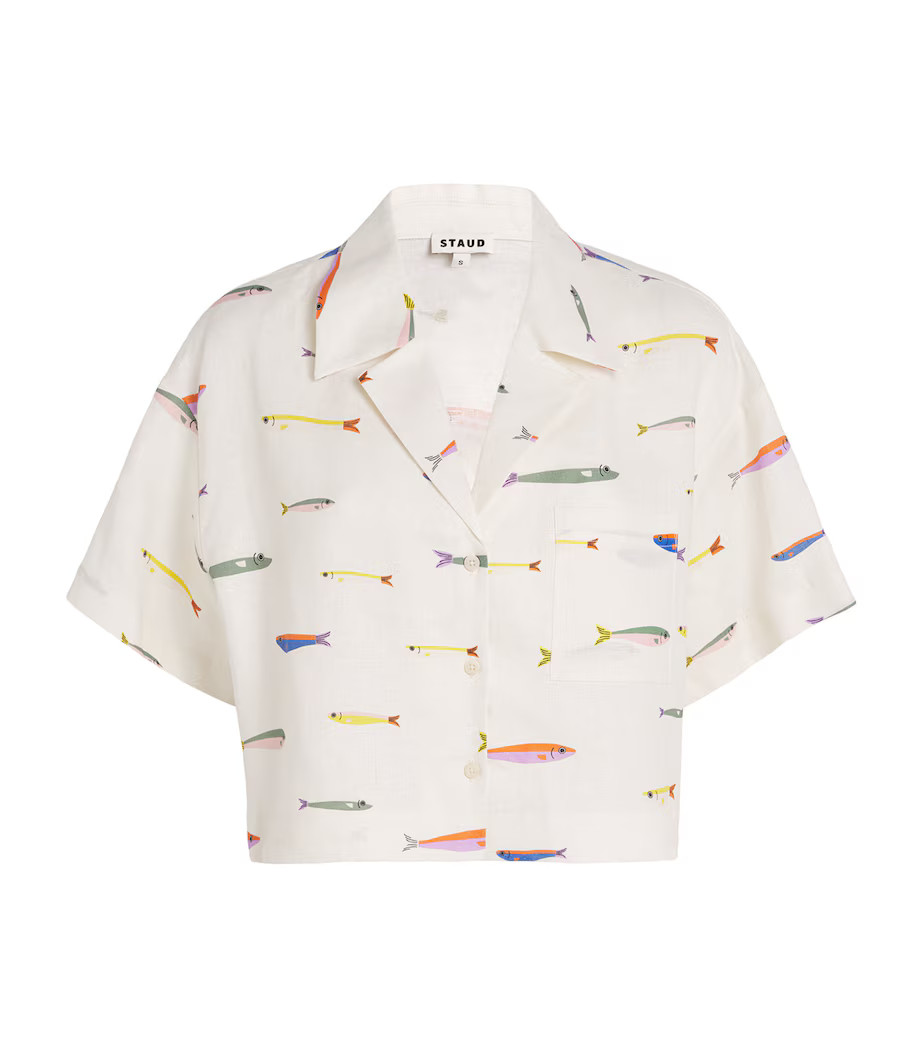 Linen Cropped Daya Shirt | Harrods