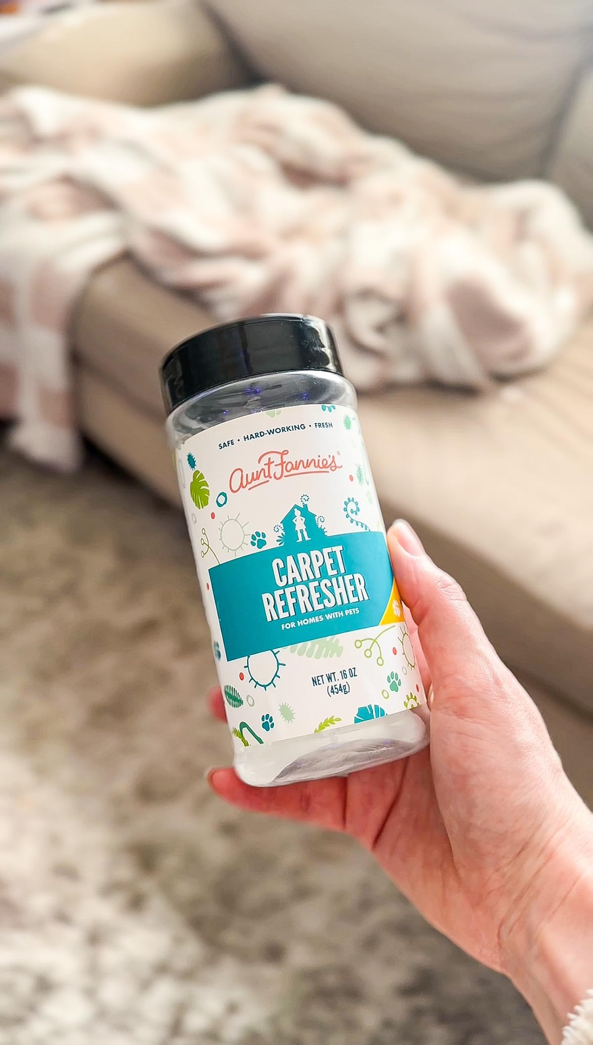 Because life with kids or pets can get a little messy—Aunt Fannie’s Carpet Refresher is a game-changer for keeping your home smelling clean and fresh. Made with plant-based ingredients, it’s safe, effective, and perfect for refreshing rugs, carpets, and high-traffic areas. Just sprinkle, wait, and vacuum!

Aunt Fannie’s Carpet Refresher | natural carpet deodorizer | clean home tips | pet-safe cleaning products | non-toxic carpet freshener | home refresh ideas | eco-friendly cleaning | carpet care for pet owners 

 #LTKHome #LTKFindsUnder50 #LTKKids