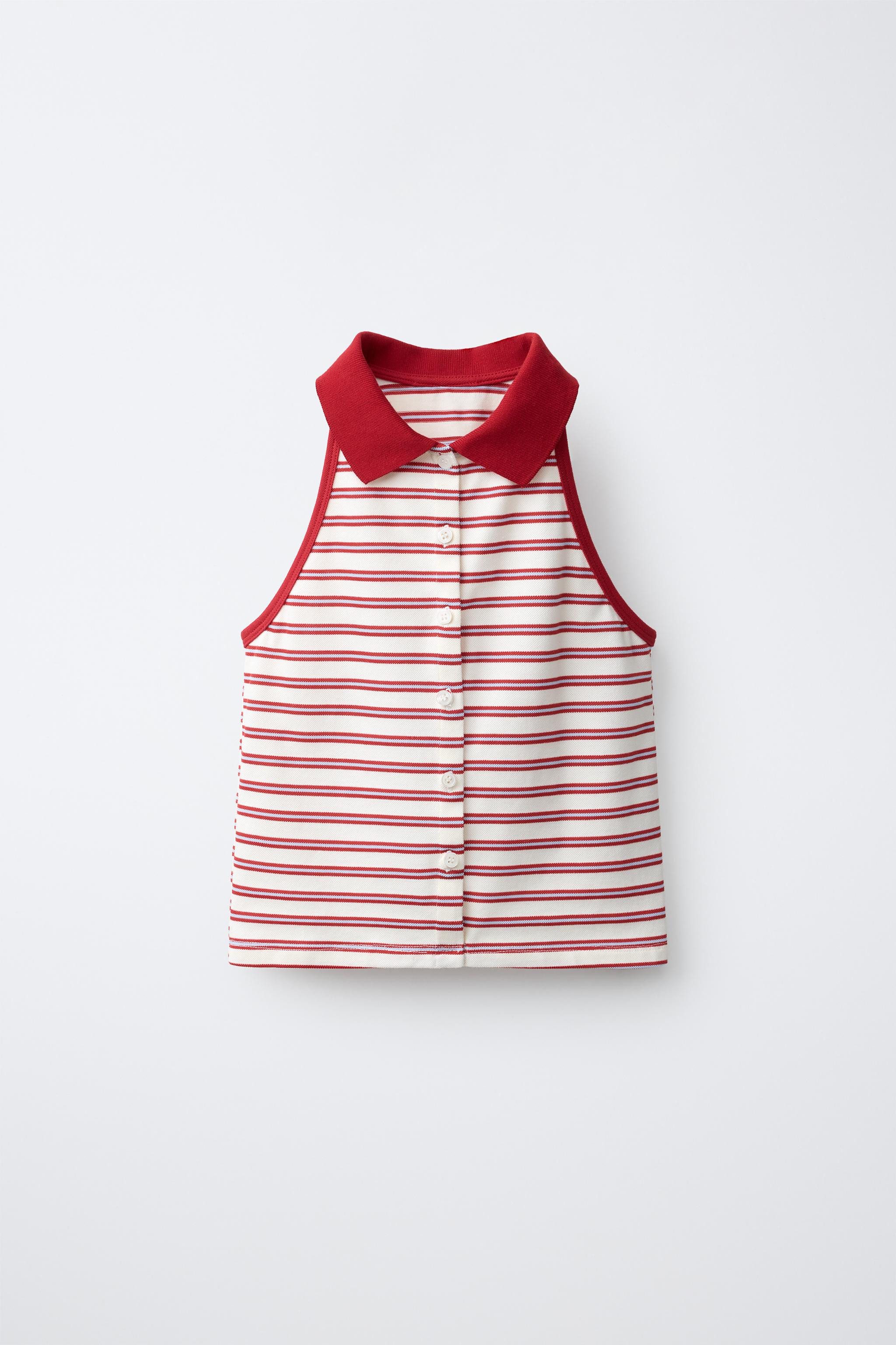 HALTER NECK PIQU\u00c9 POLO | Zara US