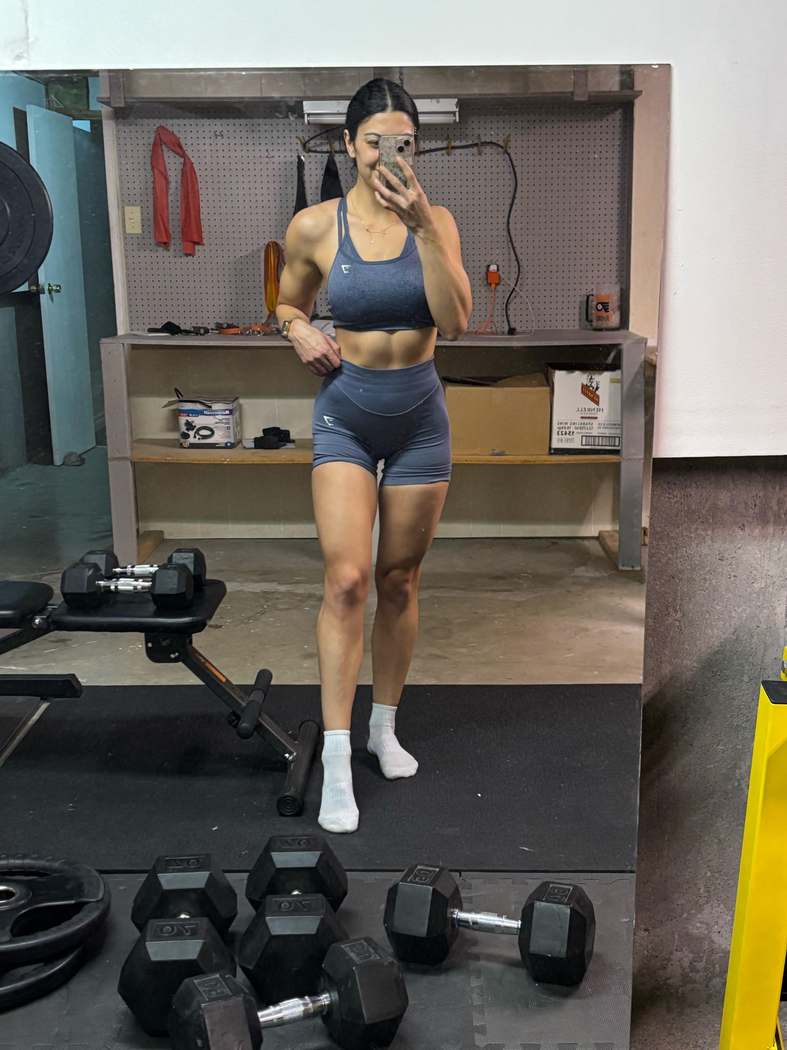 Day 17 of 75 hard fit check! Gymshark set today🩵 

#LTKcanada #LTKstyletip #LTKfitness