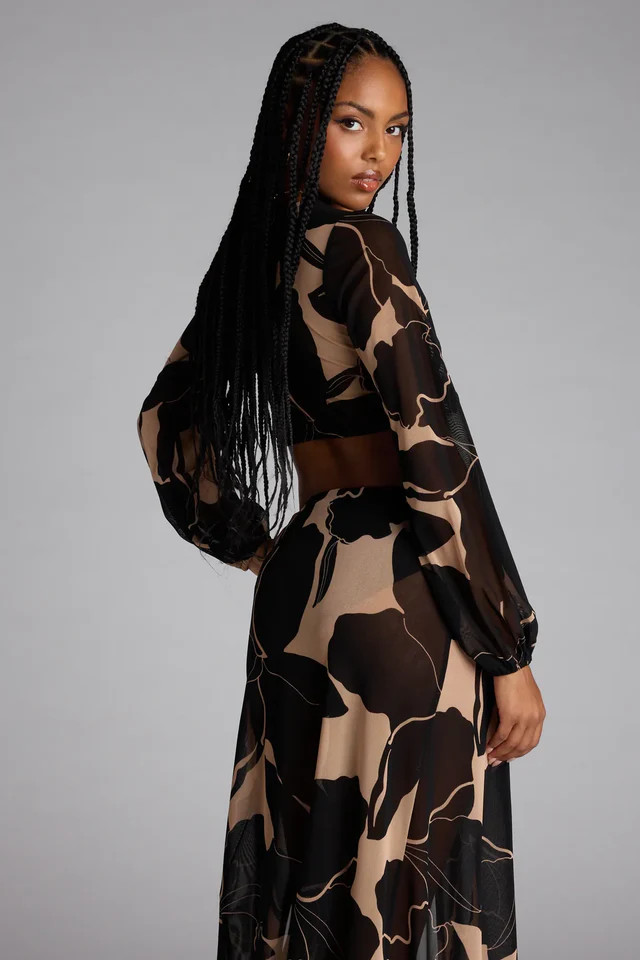 Resort Calling Mesh Tie Front Top | Windsor Stores