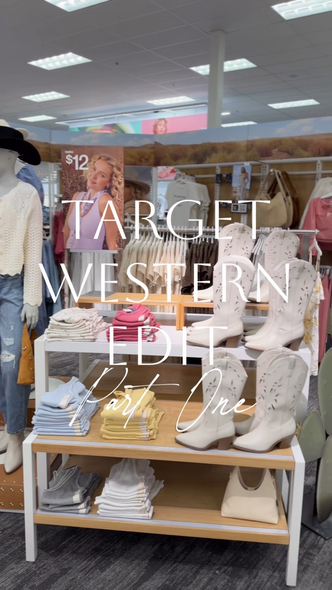 Western edit at Target is live!🤠 how cute are these new arrivals from Target?🫶🏻 obsessed with the western dresses, graphic tees, cowboy hats, neck scarfs, cowboy boots, and more! Getting me excited for country concert season or a Nashville trip! Which Target new arrival is your fave?👇🏻

#LTKgrwm #LTKootd #LTKWorkwear