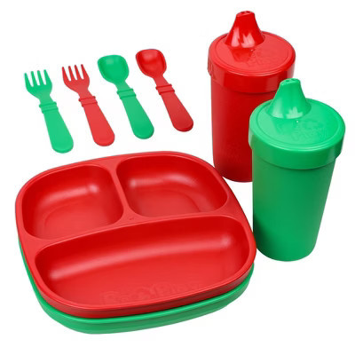 Re-Play 8pc Festive Mealtime Set - Christmas | Target