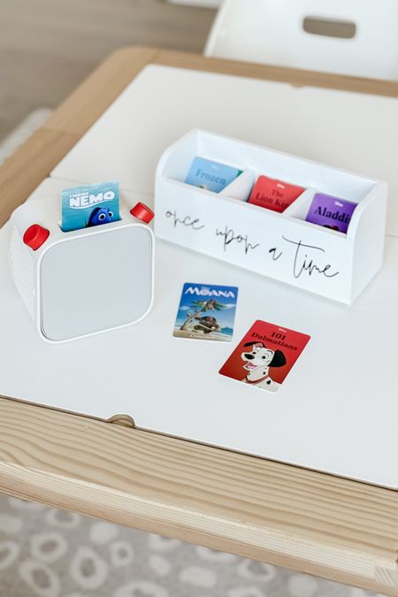 We finally received all of the audio cards we ordered for the Yoto Player that we recently gave to our #LTKToddler ! Sophie’s had such a fun time swapping out the cards and learning how to move between the chapters of the stories. 📚
This wooden card organizer is the perfect storage solution for our playroom!

#LTKbaby #LTKkids