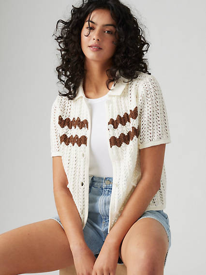 Levi's Sunset Crochet Shirt - Women's XS | Levi's CA