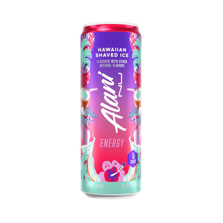 Alani Nu Energy Drink, Hawaiian Shaved Ice, 12 fl oz (Single Can) | Walmart (US)