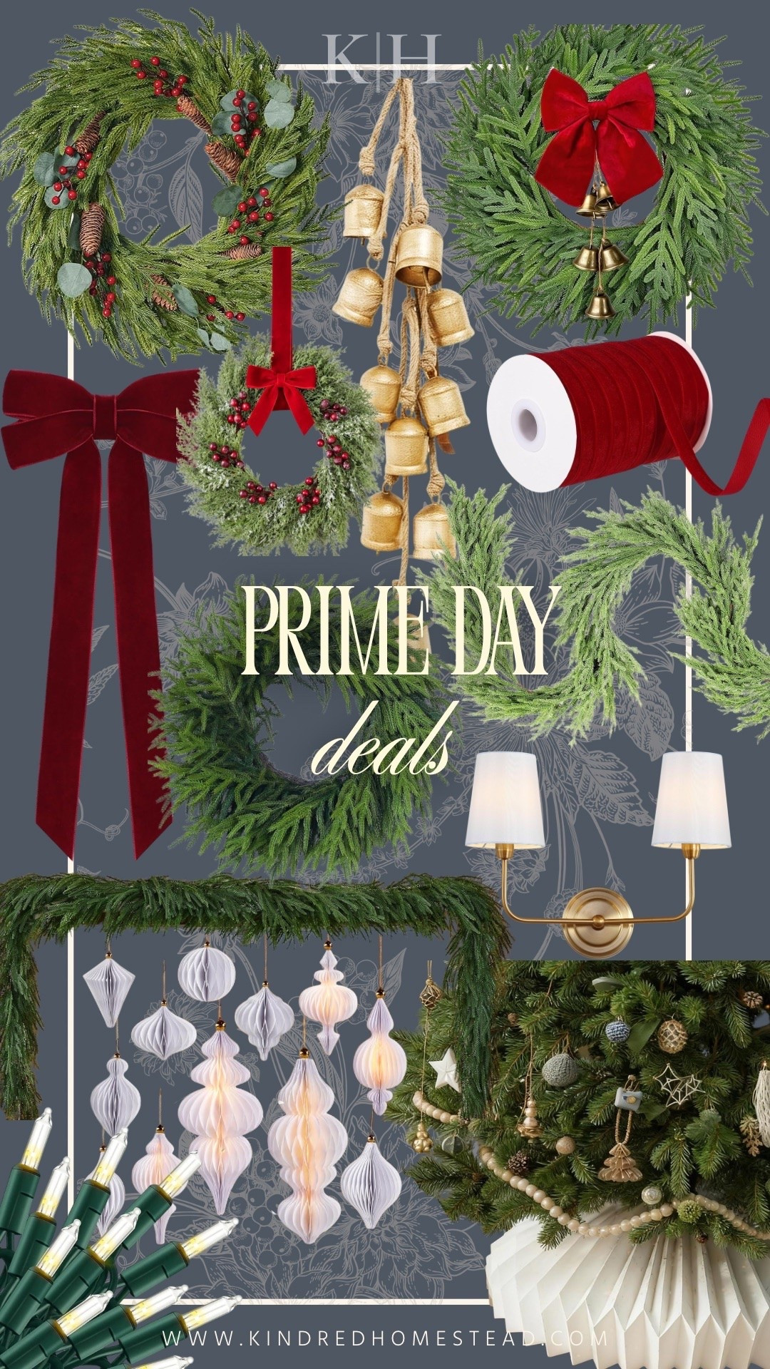 Prime day sales for holiday decor!