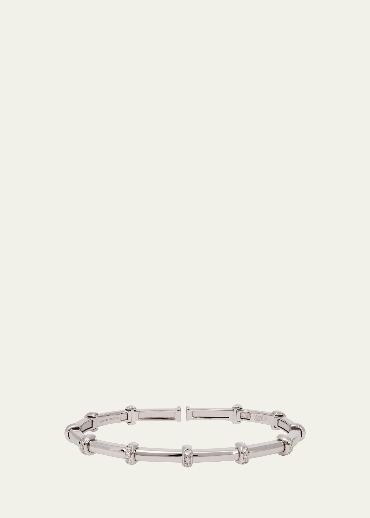 Sidney Garber 18k White Gold Carly Bracelet with Diamonds | Bergdorf Goodman