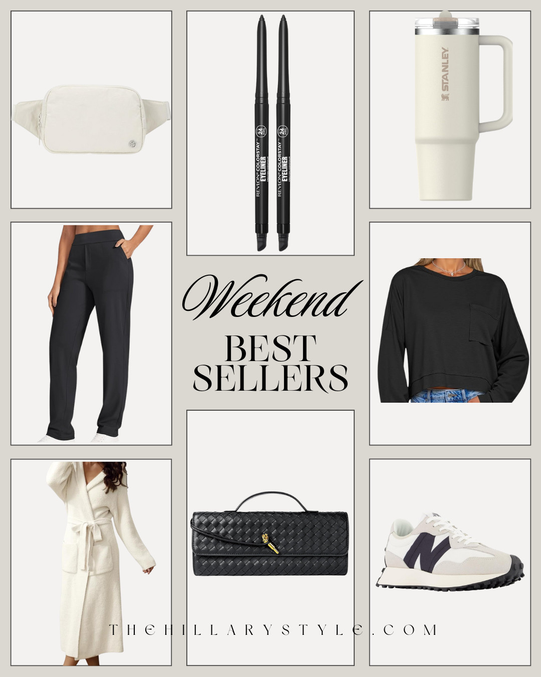 Weekend Best Sellers 🤍
Your most-loved everyday staples — effortless basics, wear-everywhere accessories, and tried-and-true favorites you’re reaching for on repeat. 

#ltkfinds #ltkbestsellers #neutralstyle #everydaystyle #wardrobebasics #capsulewardrobe #thehillarystyle 

 #LTKootd #LTKSeasonal