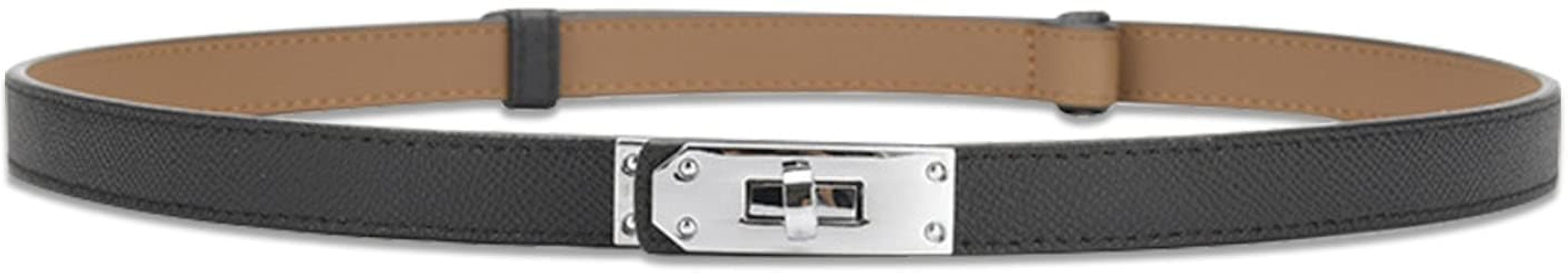 FYHSM Women Skinny Leather Belt Solid Color Alloy Turn Lock Adjustable Fashion Belts Thin Waist B... | Amazon (CA)