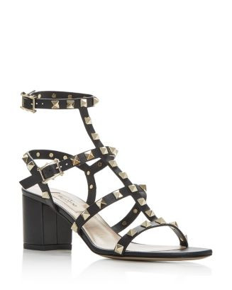 Valentino Garavani Women's Rockstud City Block Heel Sandals | Bloomingdale's NEW & NOW Customer T... | Bloomingdale's (AU)