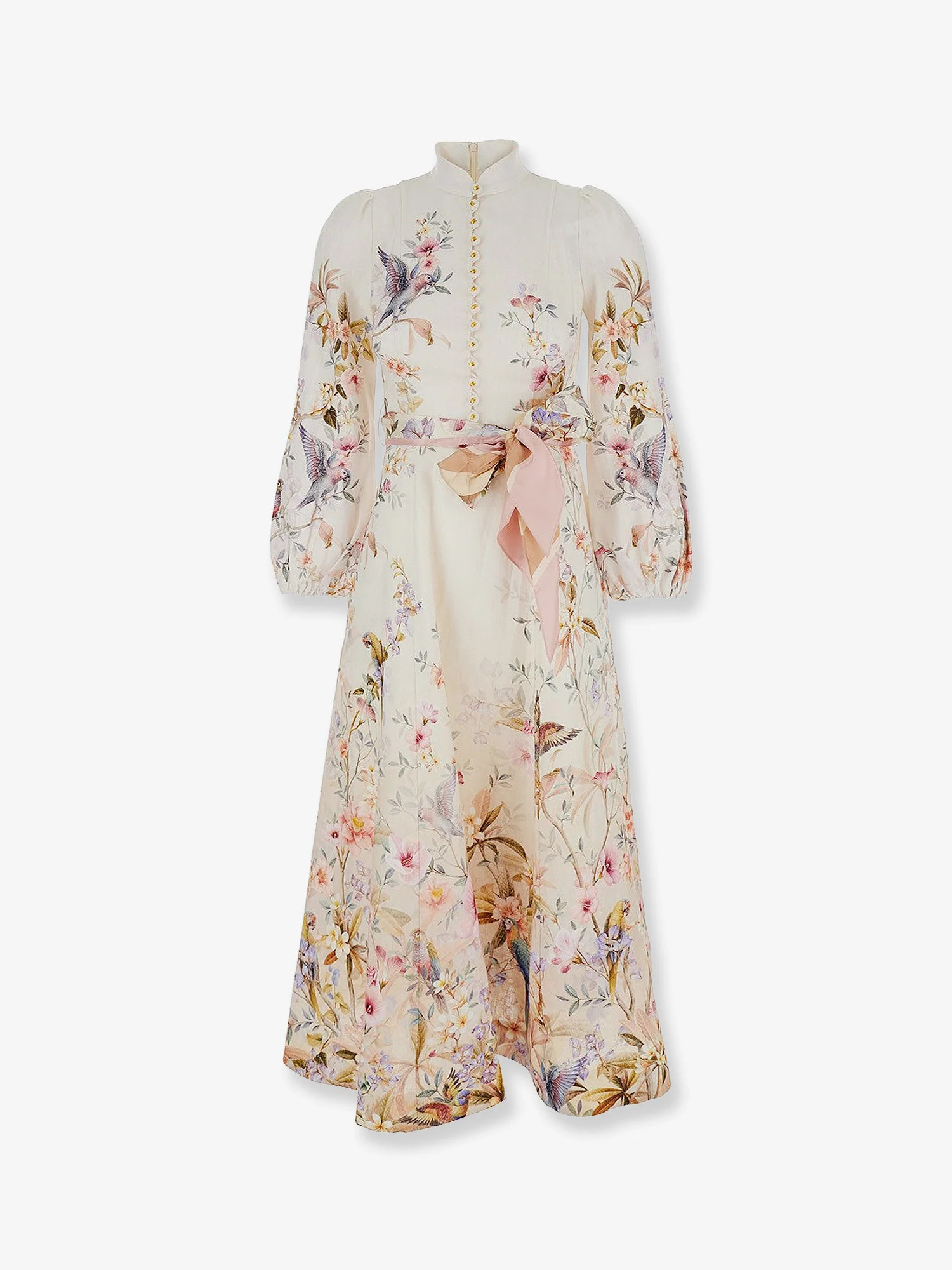 Rebellion linen long dress - ZIMMERMANN - gender_Woman | Nugnes 1920