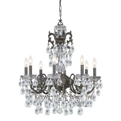 Markenfield 8-Light Candle Style Classic / Traditional Chandelier Astoria Grand Crystal Type: Italia | Wayfair North America