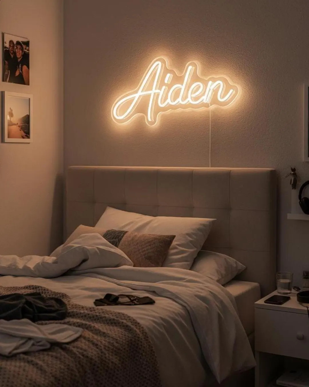 Custom Famliy Name Neon Sign, Bedroom Home Wall Decoration, LED Safe Touch Night Light for Kid's ... | Etsy (US)