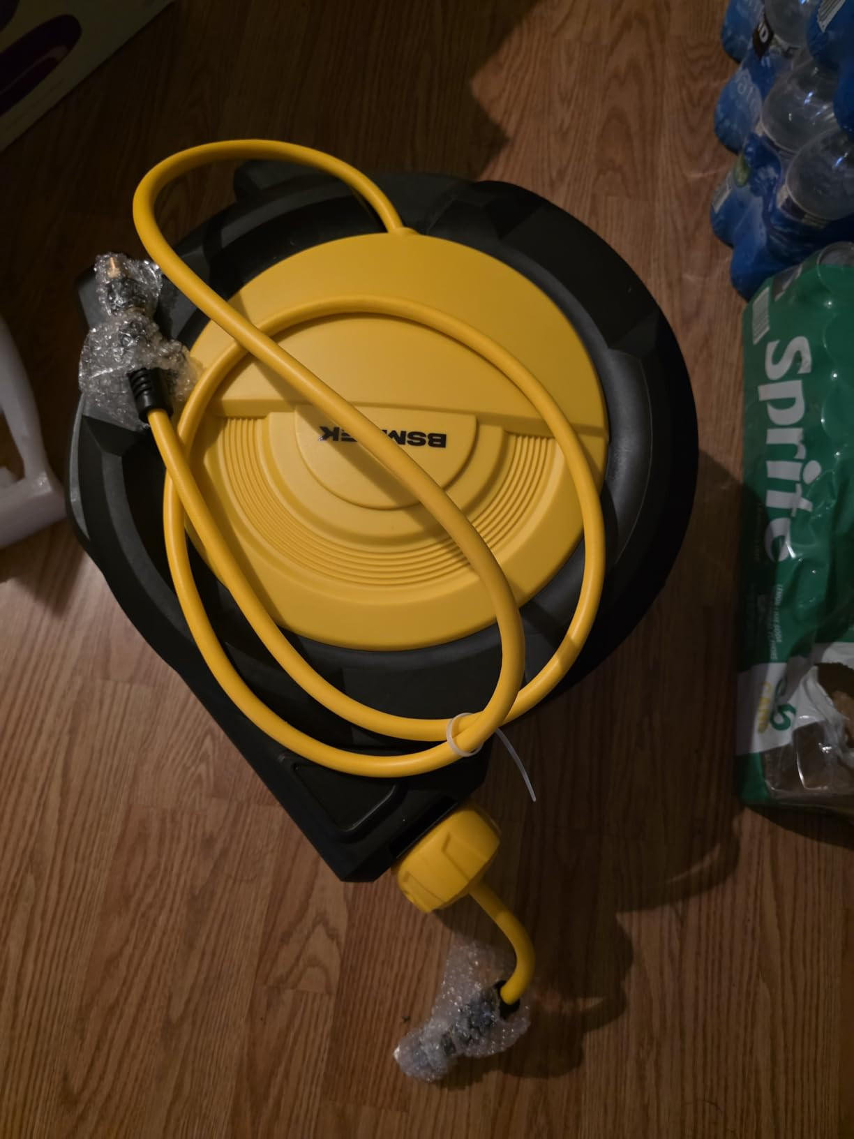 80FT+6.5FT Retractable Air Hose Reel, 3/8" Hybrid Air Hose, Air Compressor Hose Reel with Max 300... | Amazon (US)