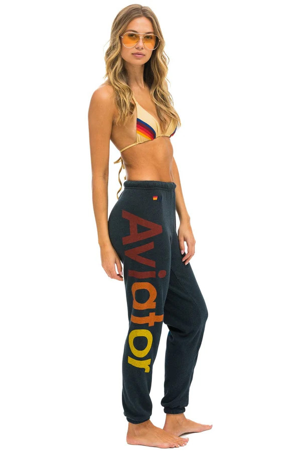 AVIATOR NATION 2 SWEATPANTS - CHARCOAL | Aviator Nation