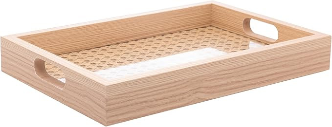 LYOR - Bandeja Retangular de Mdf com Fundo Treliça 30cm x 4cm x 20cm | Amazon (BR)