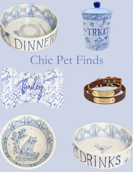 I love these classic and chinoiserie pet finds. (The bowls are on my ShopMy)

#LTKGiftGuide #LTKhome #LTKfamily