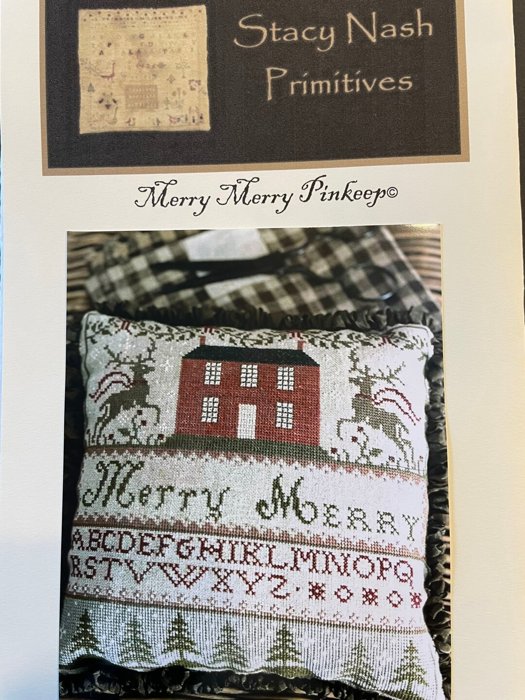 MERRY MERRY Pinkeep / Stacy Nash Primitives / Cross Stitch Chart / Pattern Only - Etsy | Etsy (US)