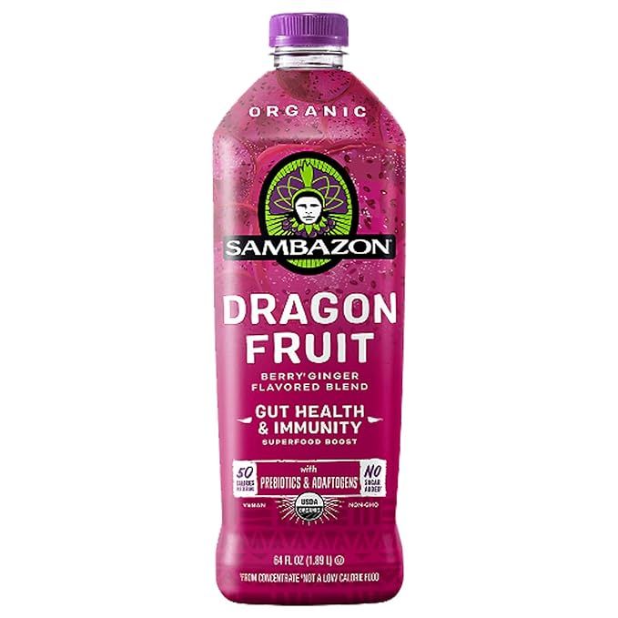 Sambzon Organic Dragon Fruit Juice Blend, 64 fl. Oz. | Amazon (US)