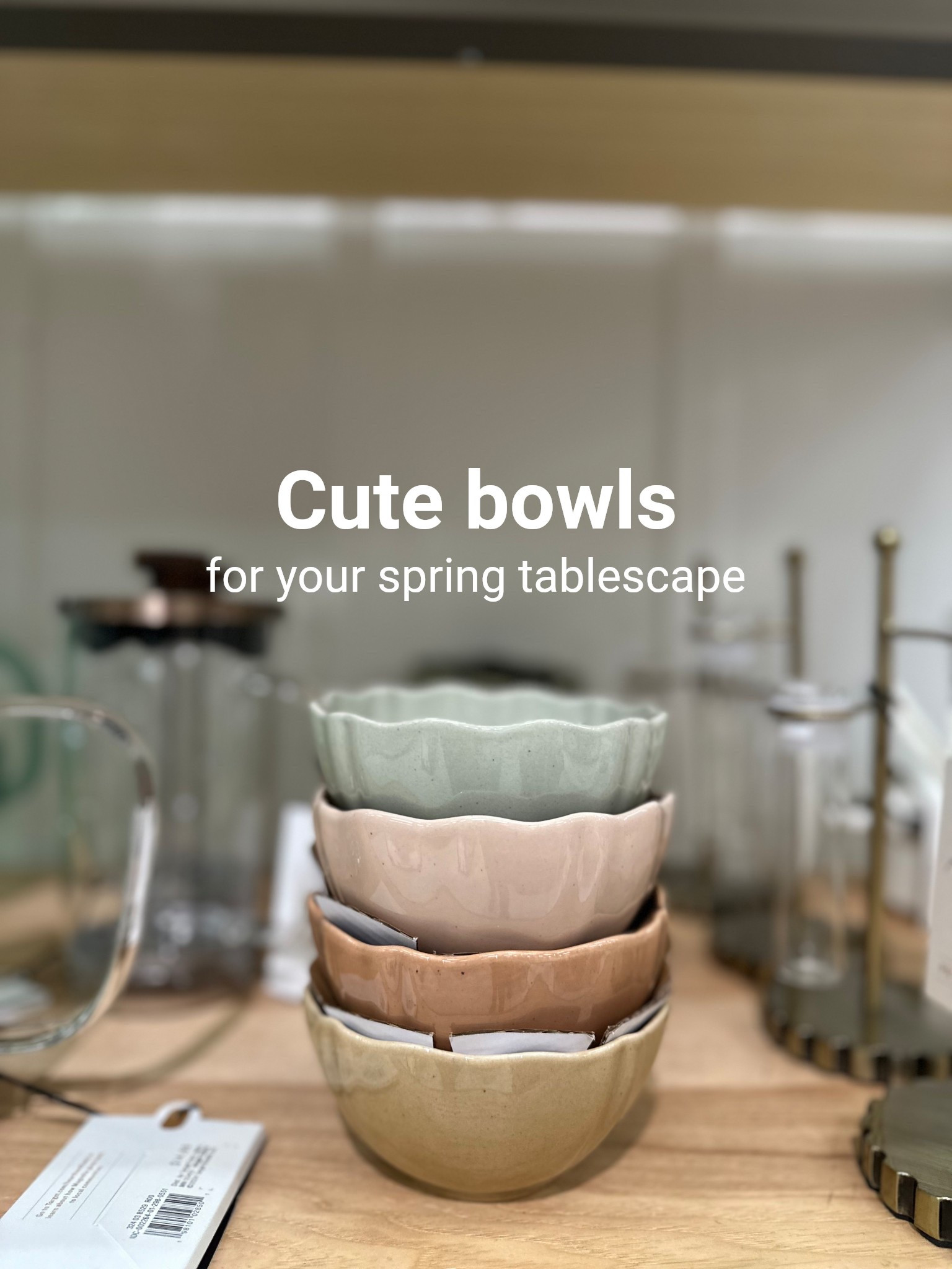 Scalloped stoneware bowls perfect for your spring tablescape. 

Pastel bowls for spring. Dessert bowls.

#LTKHome #LTKSeasonal