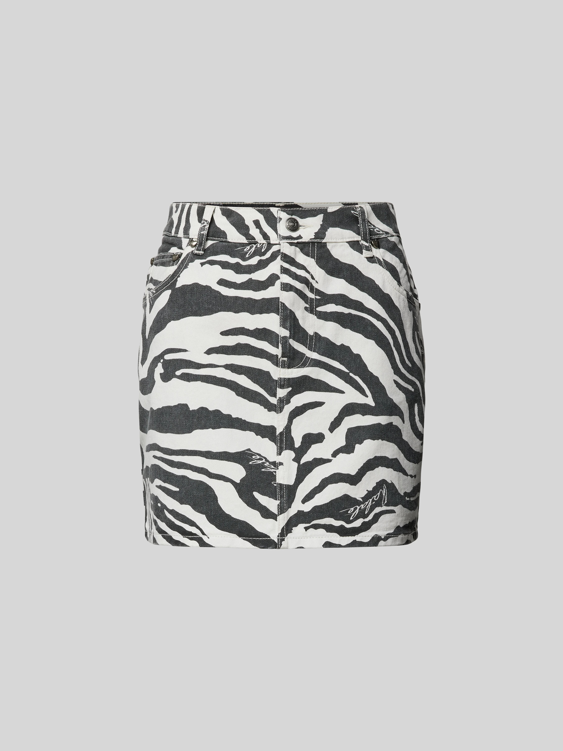 Minirock mit Animal-Print in weiss | Peek & Cloppenburg* Düsseldorf DE