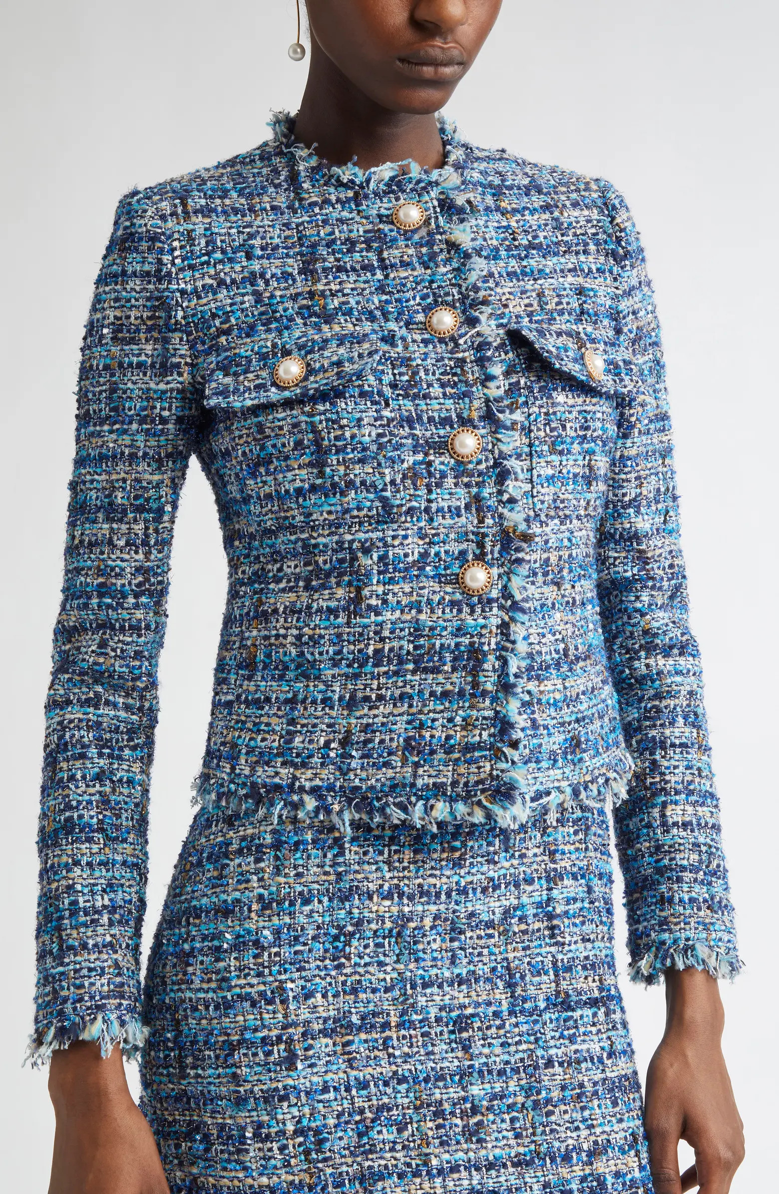 St. John Collection Eyelash Tweed Jacket | Nordstrom | Nordstrom