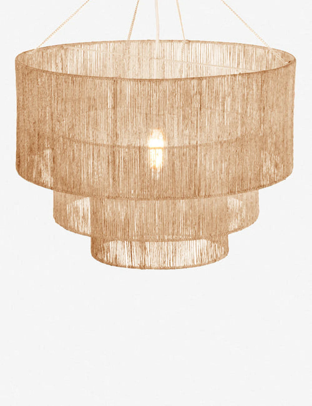 Chavette Chandelier, Natural | Lulu and Georgia 