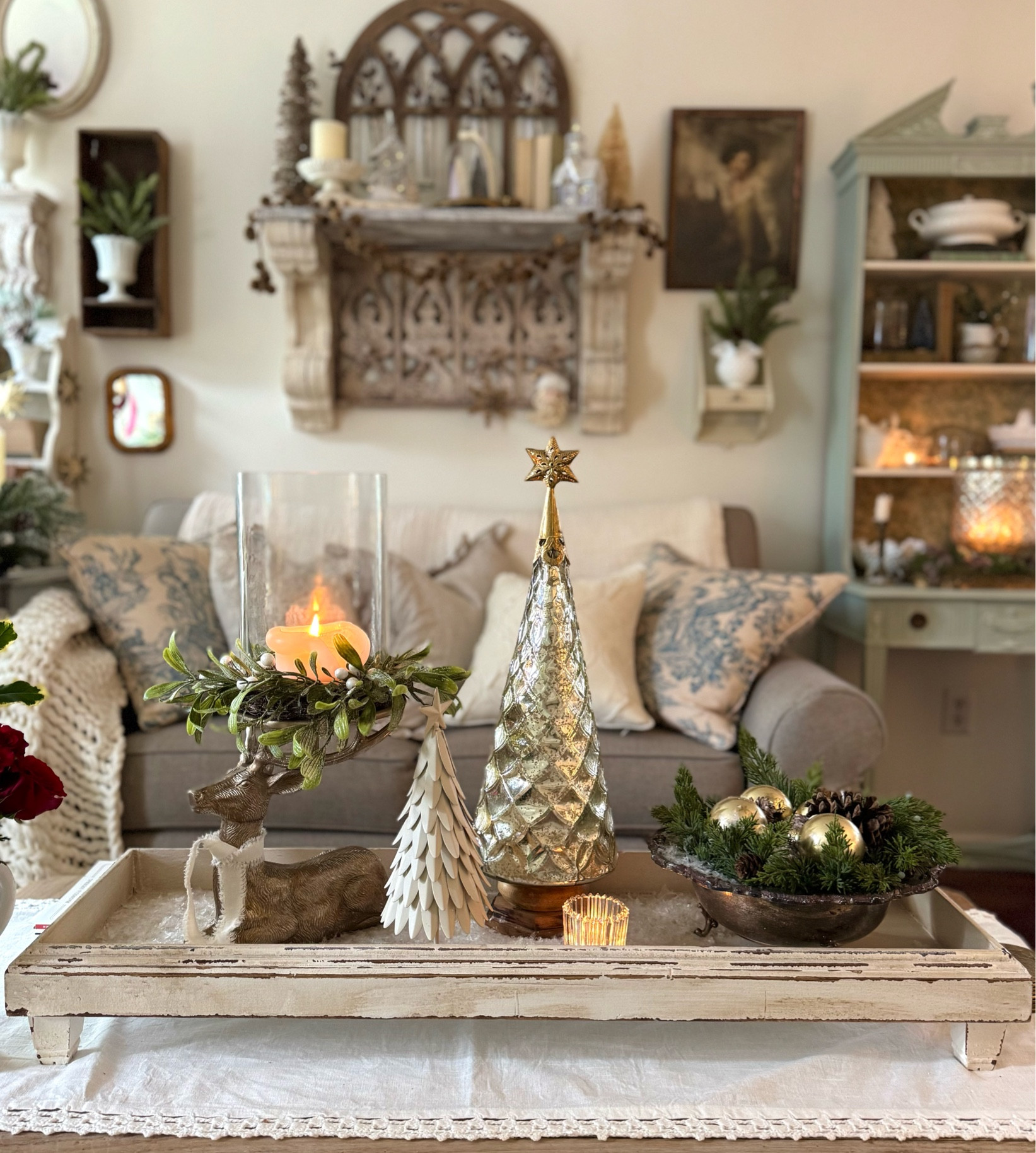 Distressed Farmhouse Footed Tray

#LTKHoliday #LTKSeasonal #LTKHome