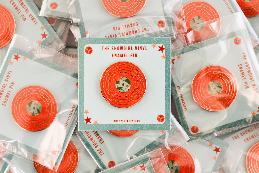 Showgirl Vinyl Enamel Pin - Etsy | Etsy (US)