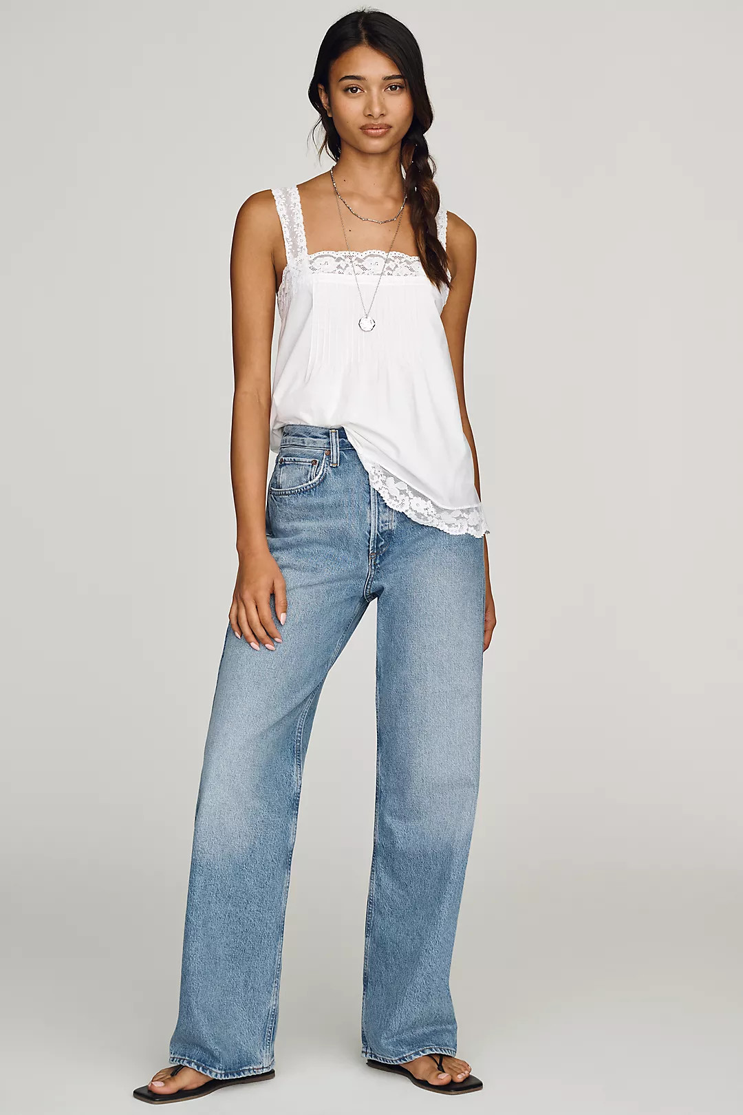 AGOLDE Vintage Loose High-Rise Wide-Leg Jeans | Anthropologie (US)