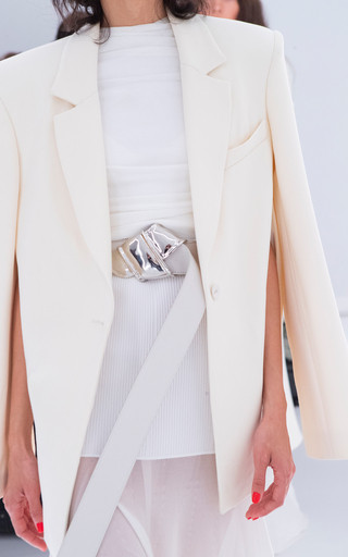 The Laila Wool-Silk Cape Blazer | Moda Operandi (Global)
