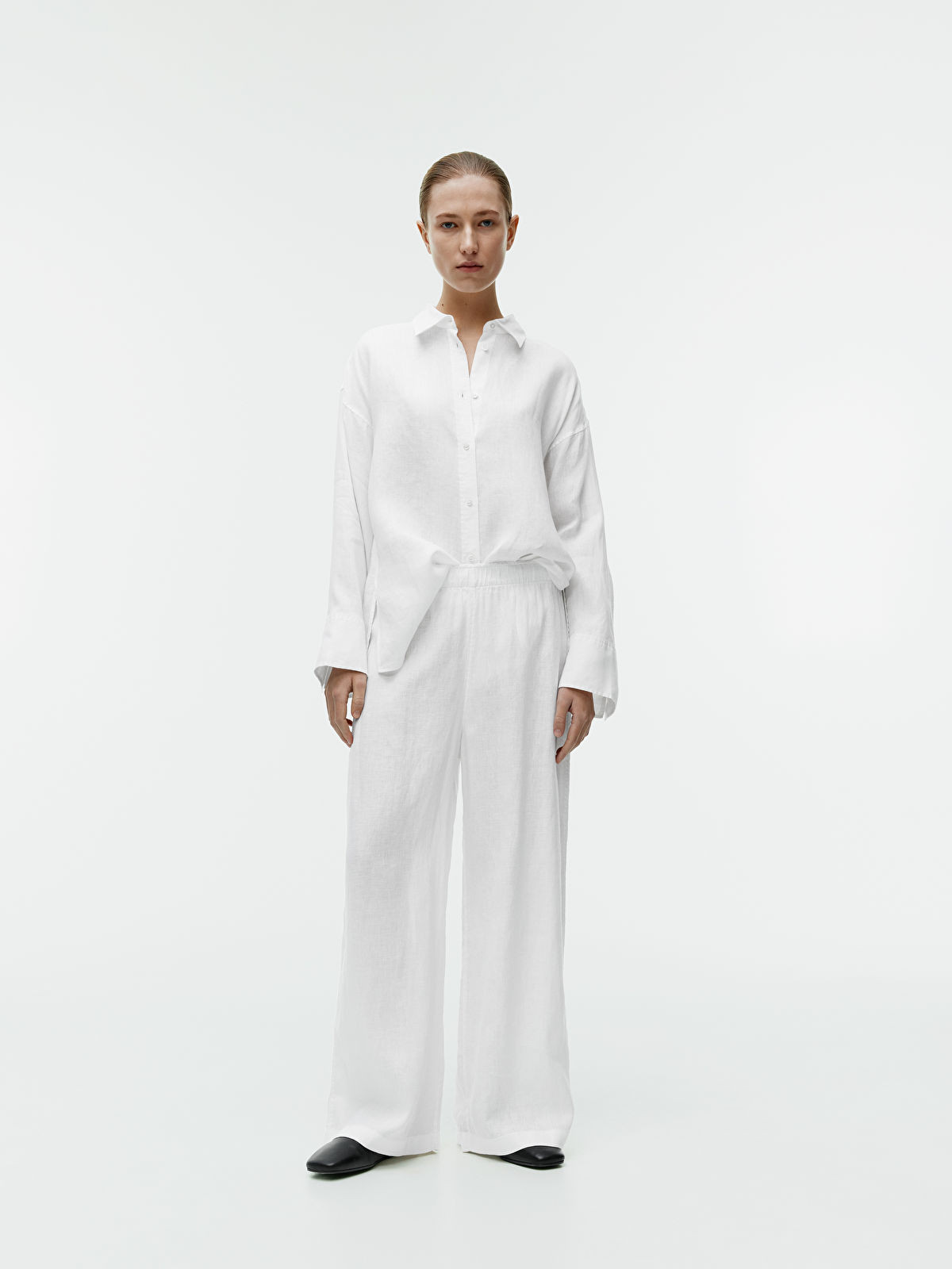 Wide Linen Trousers
                
                £67 | ARKET (US&UK)