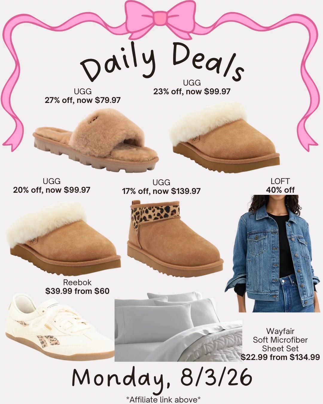 Daily deals

#LTKSaleAlert #LTKSeasonal #LTKootd
