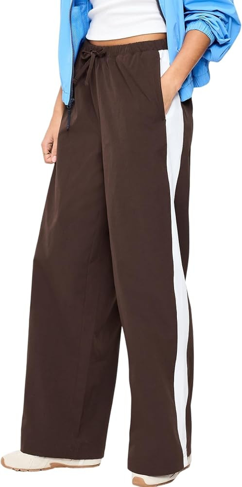 Womens Wide Leg Sweatpants Lightweight High Waisted Active Striped Track Pants Casual Baggy Loung... | Amazon (US)