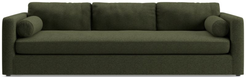 Aris Deep 105" Bench Grande Sofa + Reviews | Crate & Barrel | Crate & Barrel