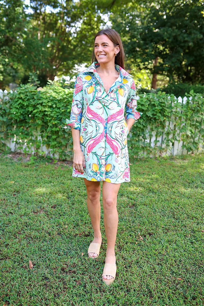 Mint Chinois© Shirt Dress Short | House Of MBR