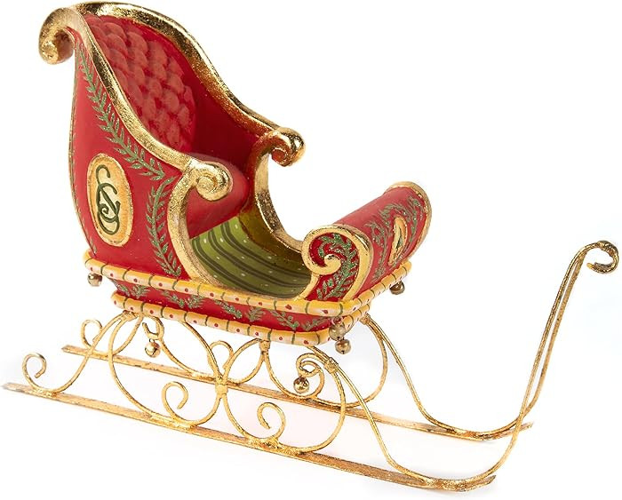 MACKENZIE-CHILDS Patience Brewster Dash Away Figurine, Christmas Home Decor, Sleigh | Amazon (US)