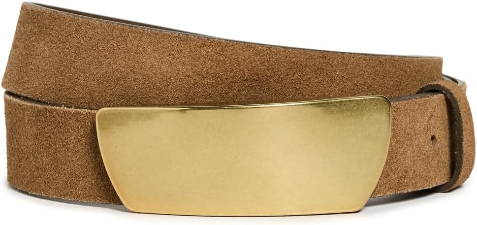 Madewell Women's Suede Bar Hardware Belt | Amazon (US)