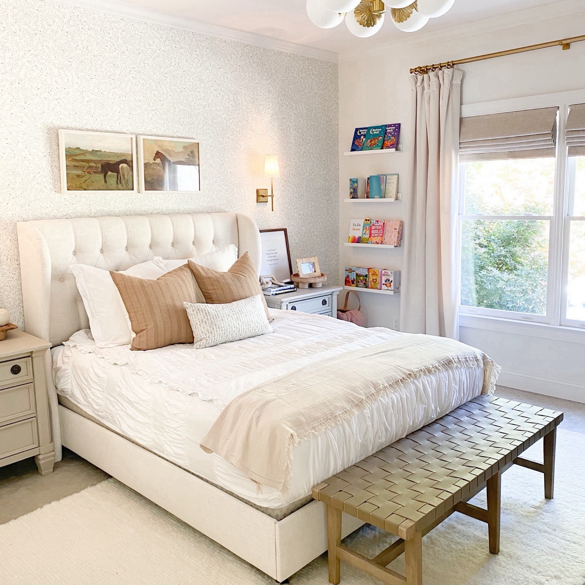 Girls bedroom, bedroom styling, teen girls bedroom, wallpaper 
#porcheandco

#LTKVideo #LTKstyletip #LTKhome