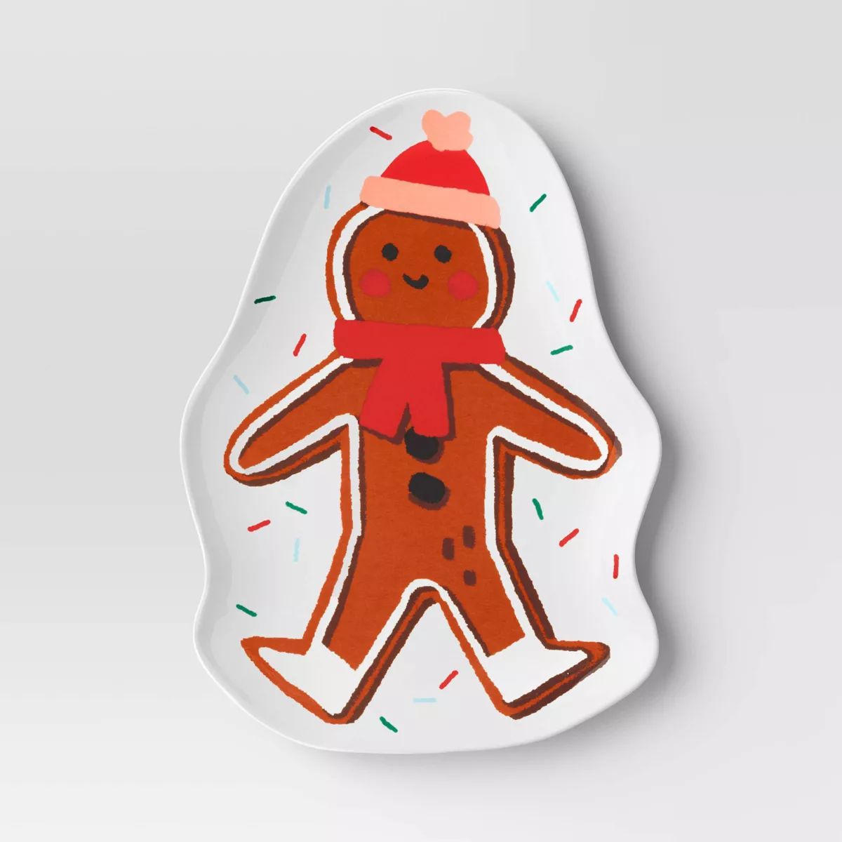 8oz Christmas Melamine Gingerbread Man Snack Bowl White - Wondershop™ | Target