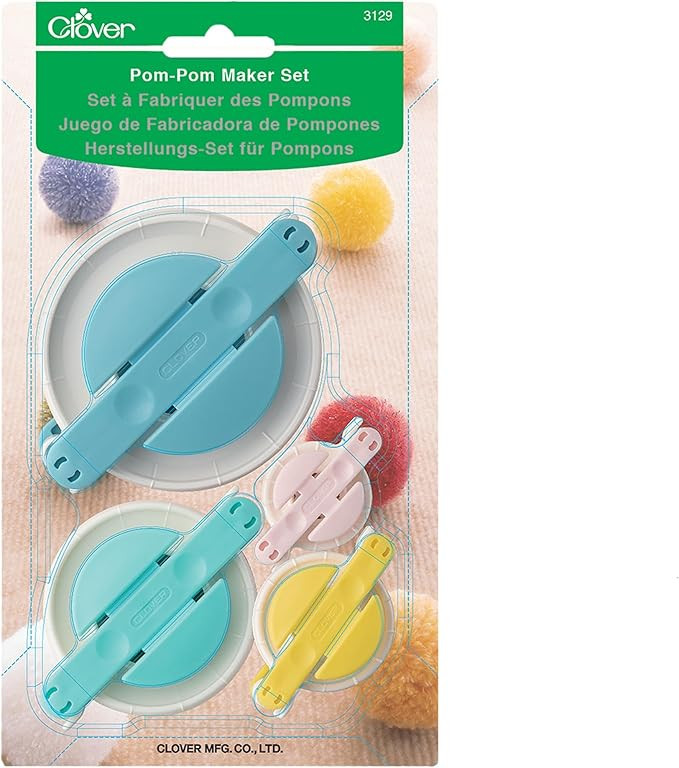 Clover Set Pom Maker, Multiple 4 Count, 8.63 x 5 x 1.38 | Amazon (US)